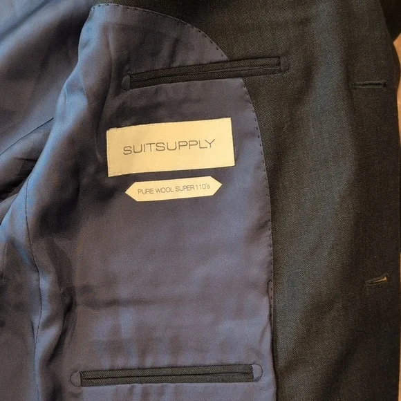 Suitsupply Napoli Straight Slim Jacket Zignone Super 110's Wool Size 50 US 40 - Picture 5 of 9